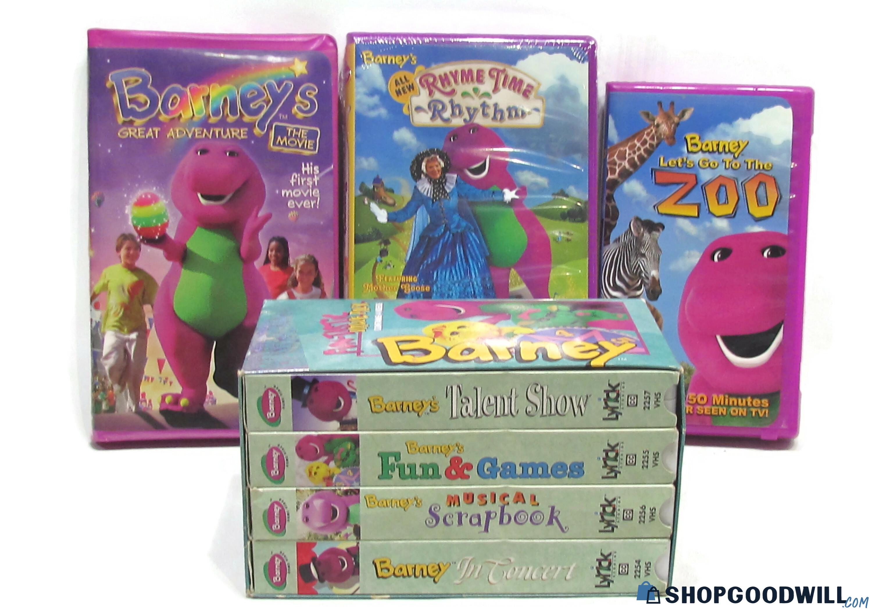 Lot Of 7 Barney Vhs Tapes | ShopGoodwill.com