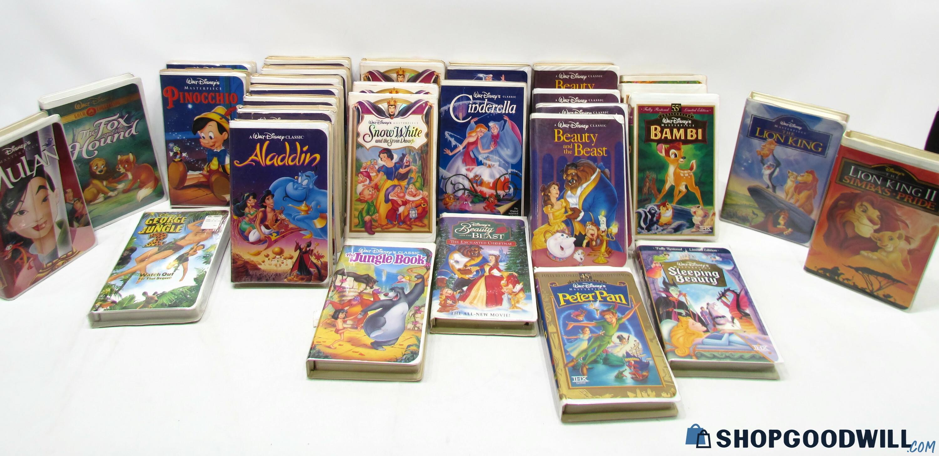 Lot Of 30 Disney Vhs Video Tapes | ShopGoodwill.com