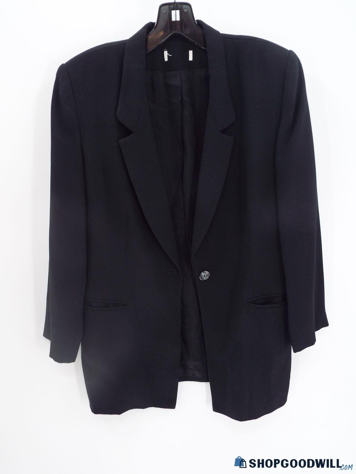 Women's Dress Blazer-black-sz Medium | ShopGoodwill.com