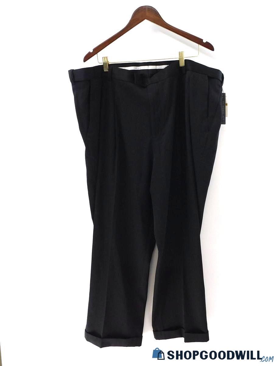 Perry Ellis Portfolio Double Pleat Melange Big And Tall Dress Pants Men ...