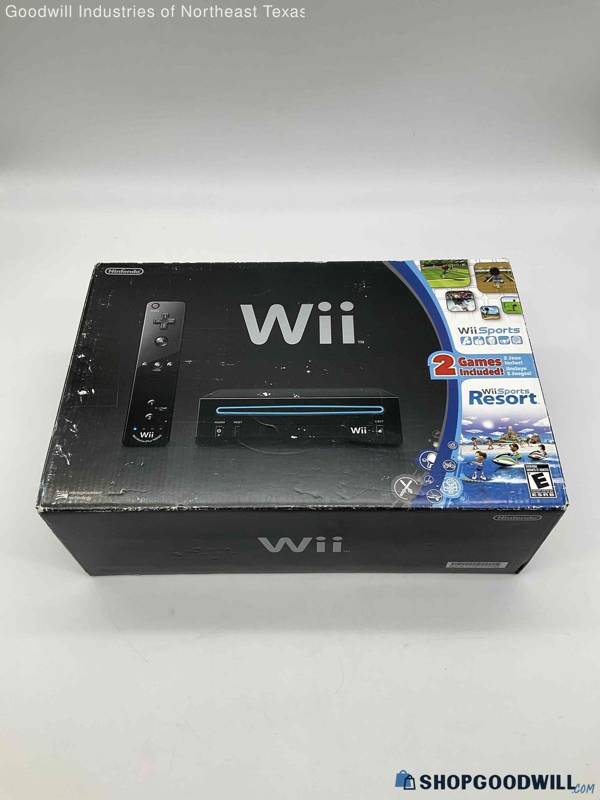 Black Wii Console With Box - shopgoodwill.com