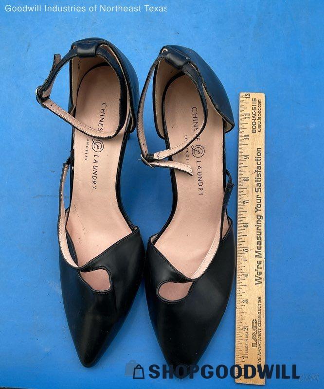 Used Chines Laundry Los Angeles Black High Heels Women's Size 11m ...