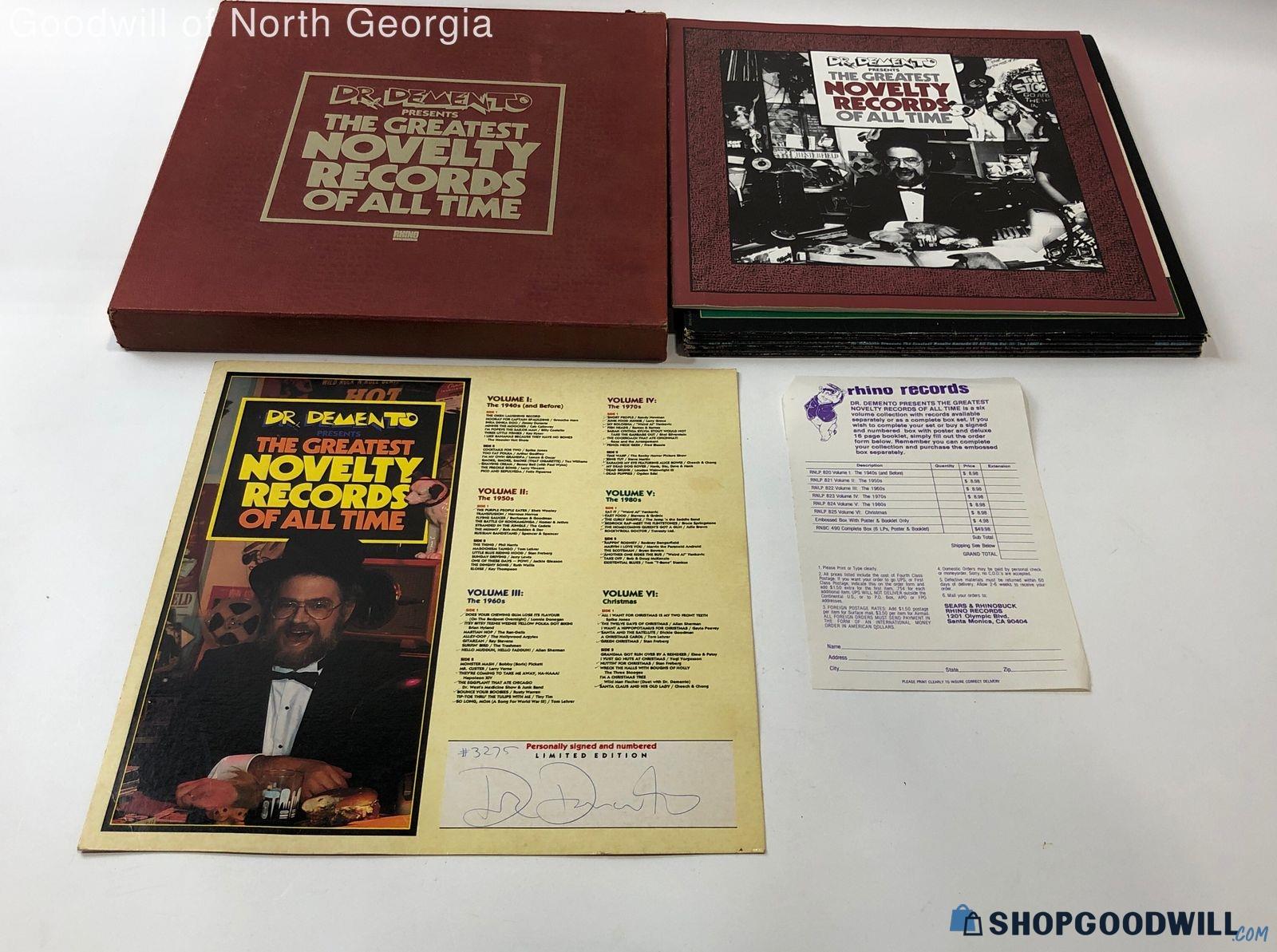 Dr. Demento The Greatest Novelty Records Of All Time: 6x Vinyl Lp's ...