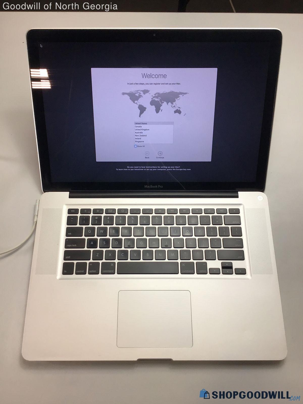 Apple MacBook Pro 15-Inch 