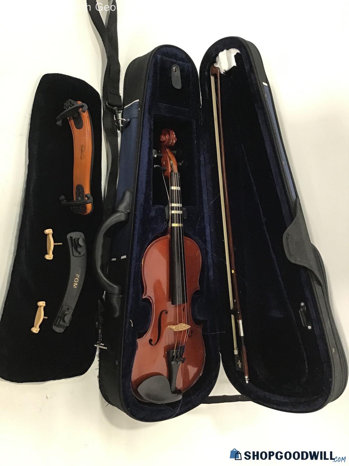 DZ Strad Violin 101 20'' w/case & Accessories - shopgoodwill.com