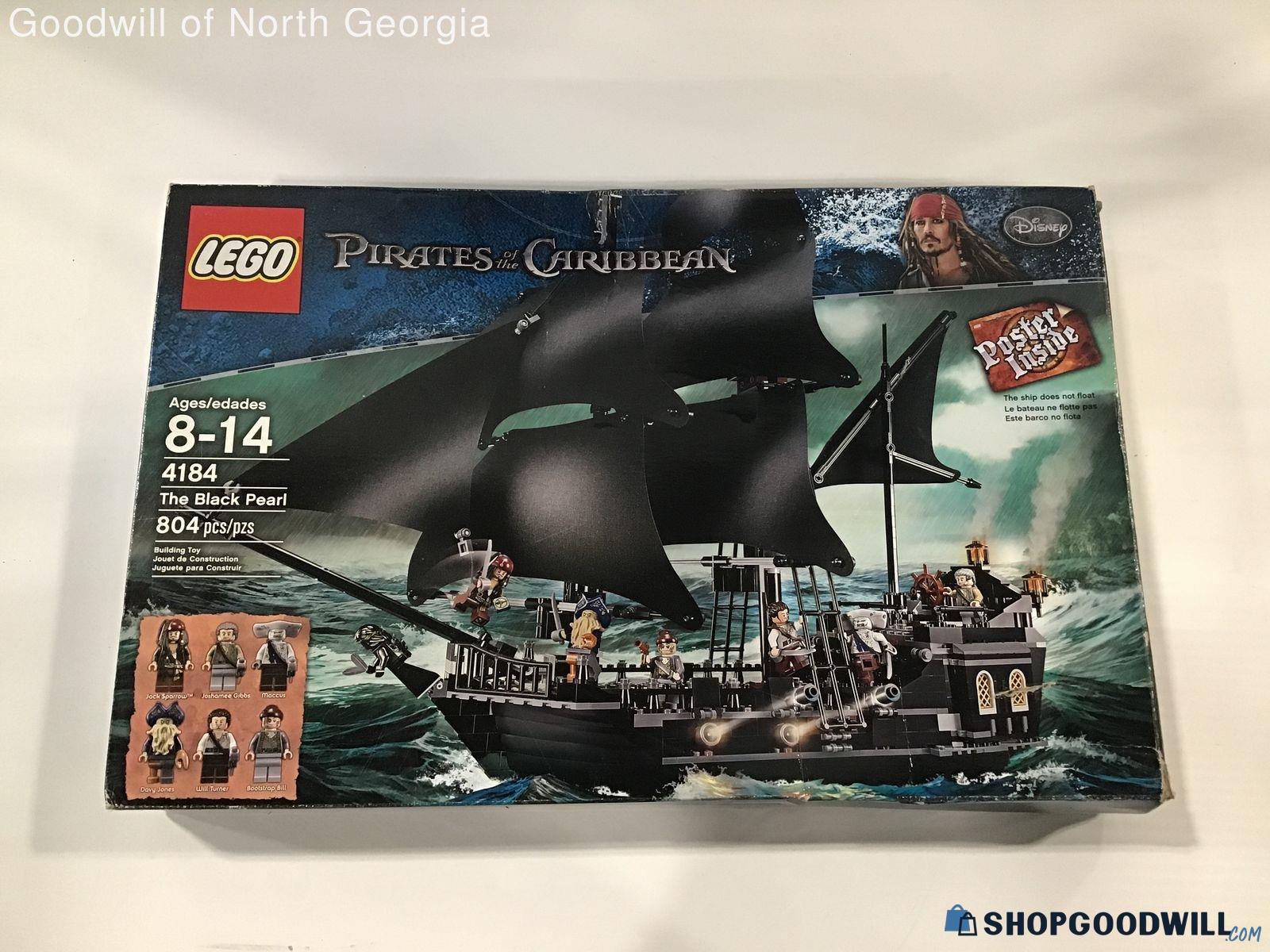 Lego Pirates Of The Caribbean Black Pearl 4184 Open Box - Shopgoodwill.com