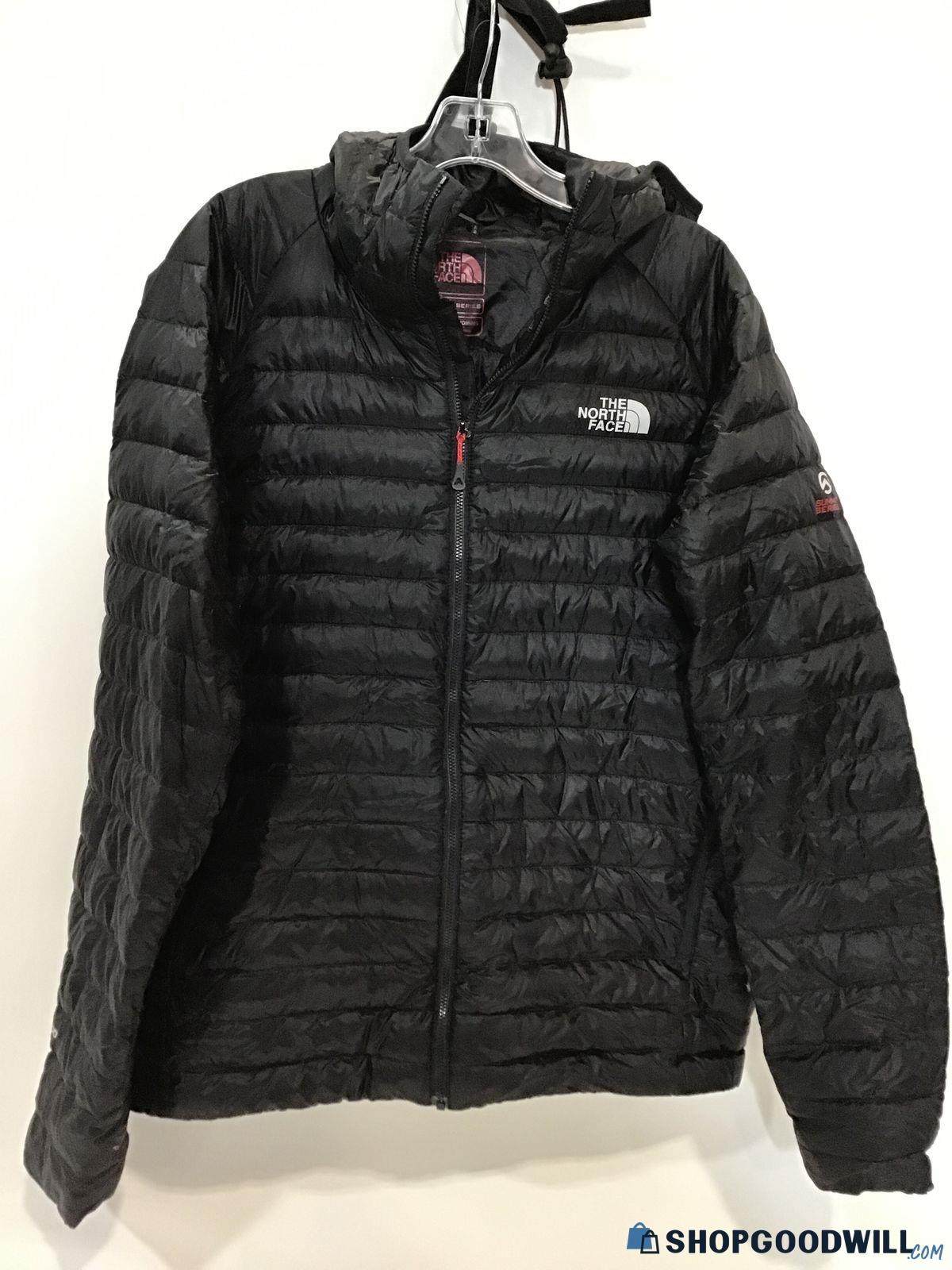 The North Face Quilted Jacket w/Hood Mens Size L - shopgoodwill.com