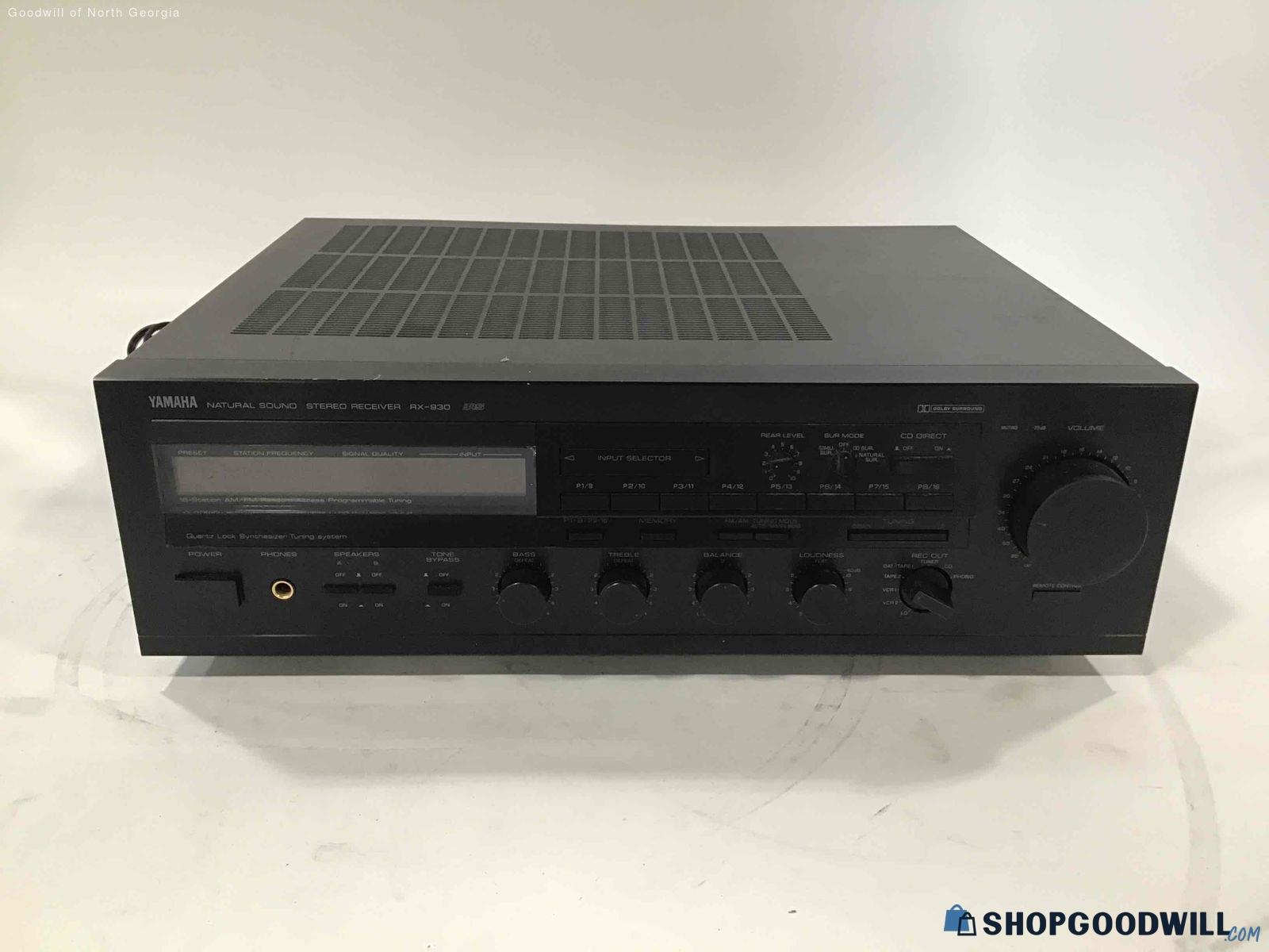 Yamaha RX-930 Audio Video Stereo Receiver - shopgoodwill.com