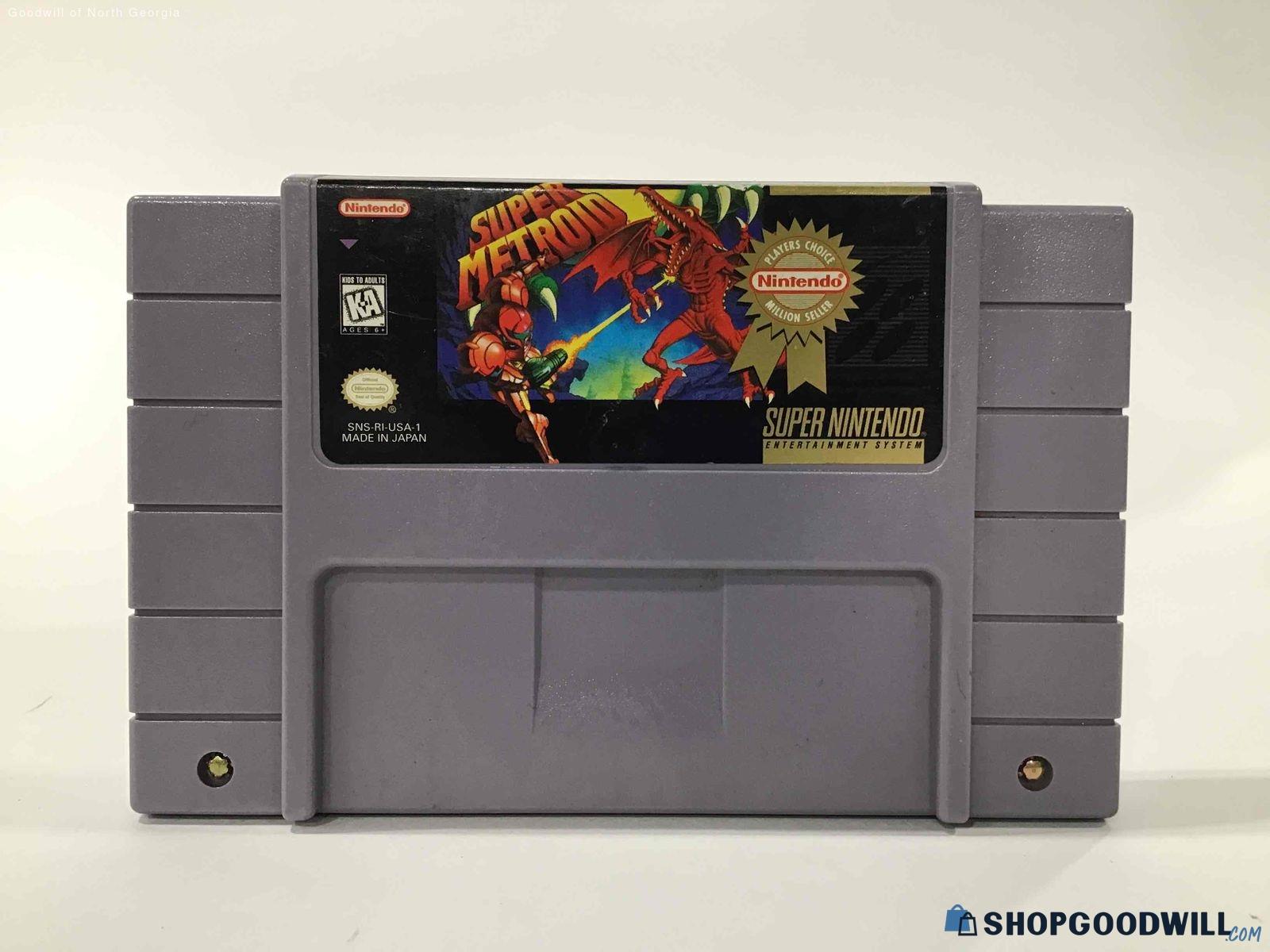 Super Metroid [Player`s Choice] for Nintendo SNES - shopgoodwill.com