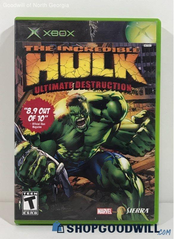 The Incredible Hulk Ultimate Destruction For Xbox Cib ShopGoodwill Com