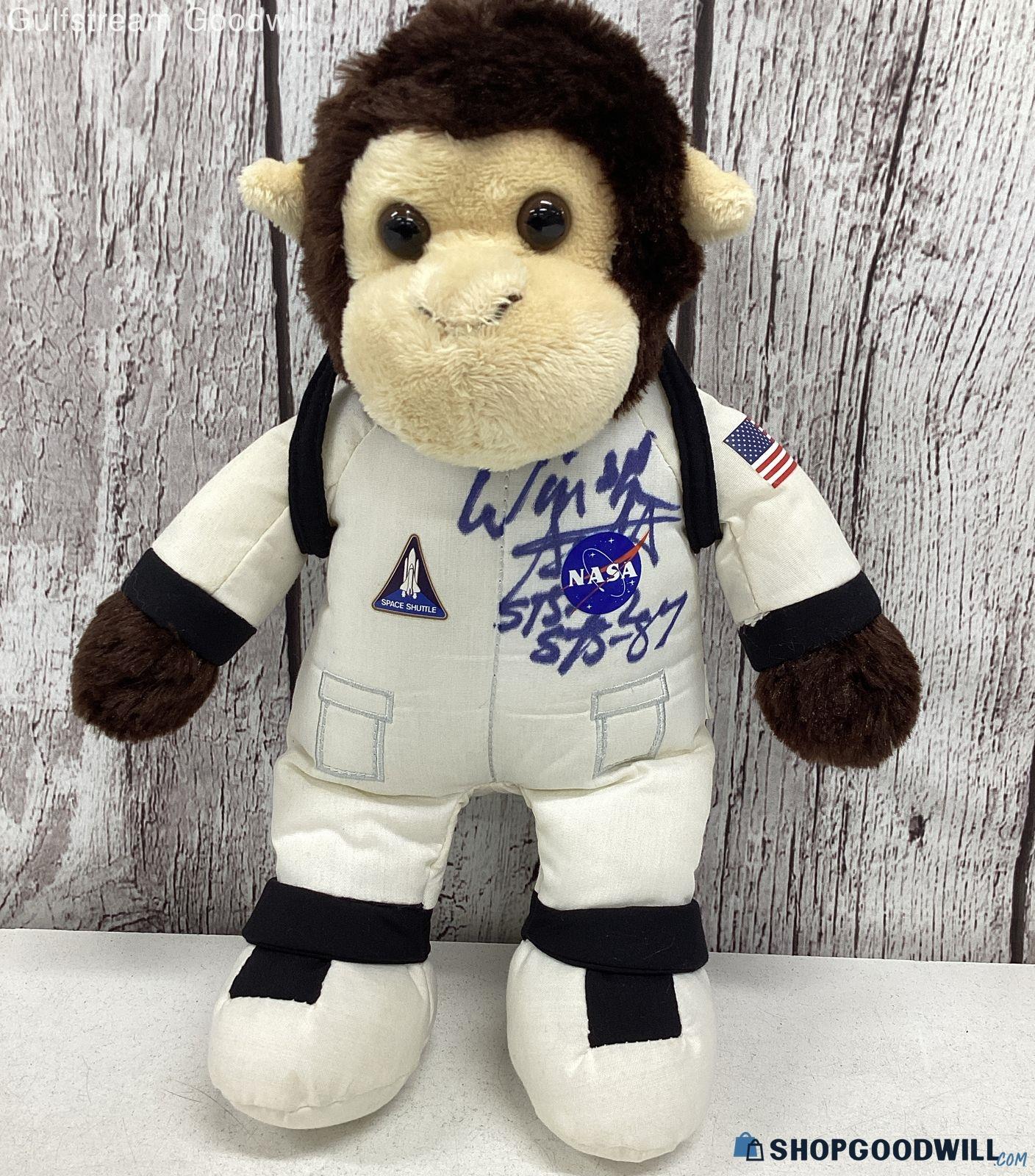 Chimp Kennedy Center Space Shuttle Nasa Astronaut Monkey Plush Toy W ...