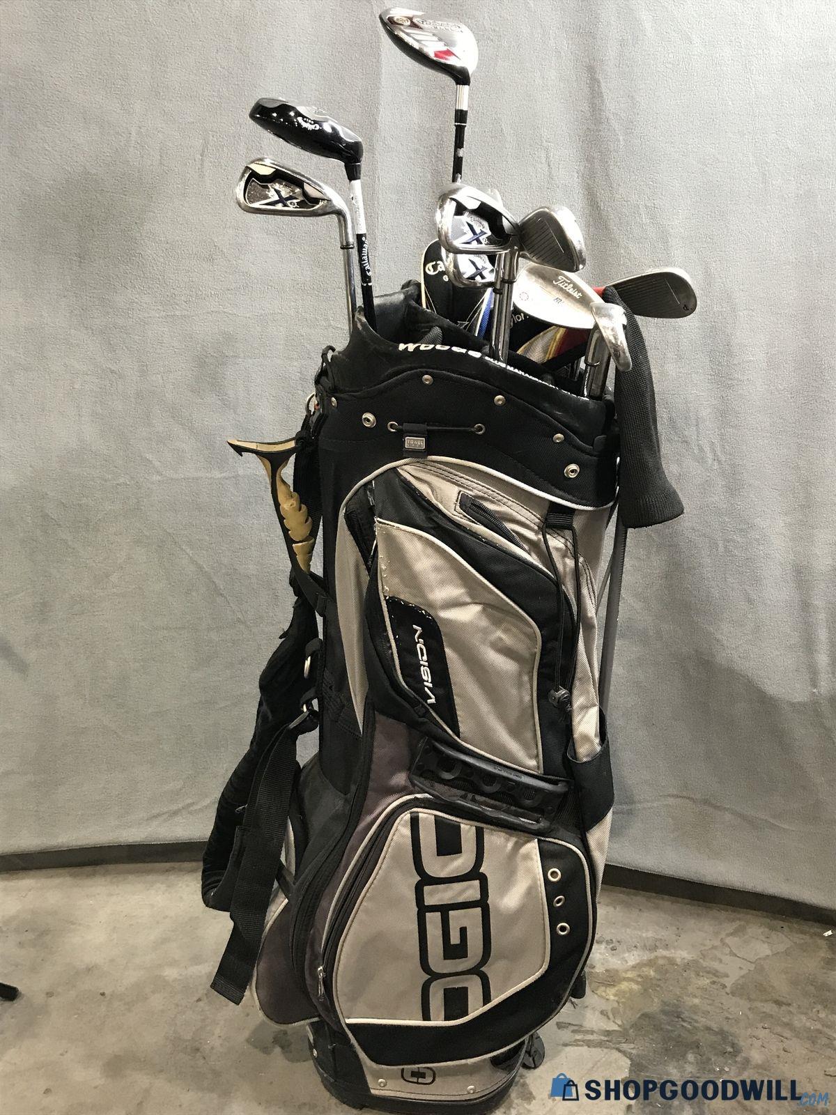 Lot Of Golf Clubs W Accessories - Shopgoodwill.com