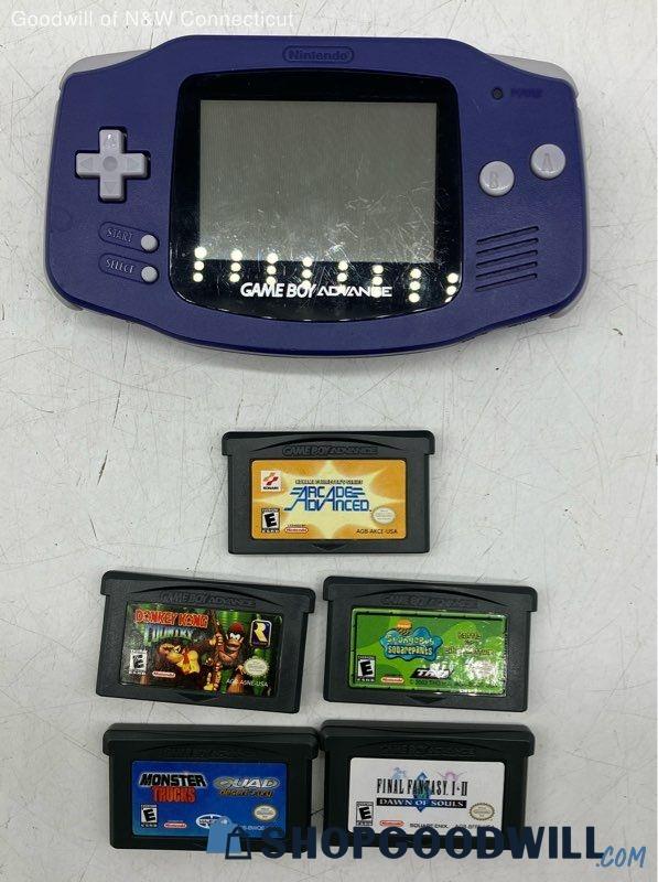 Used Nintendo Game Boy Advance W/ Games | ShopGoodwill.com