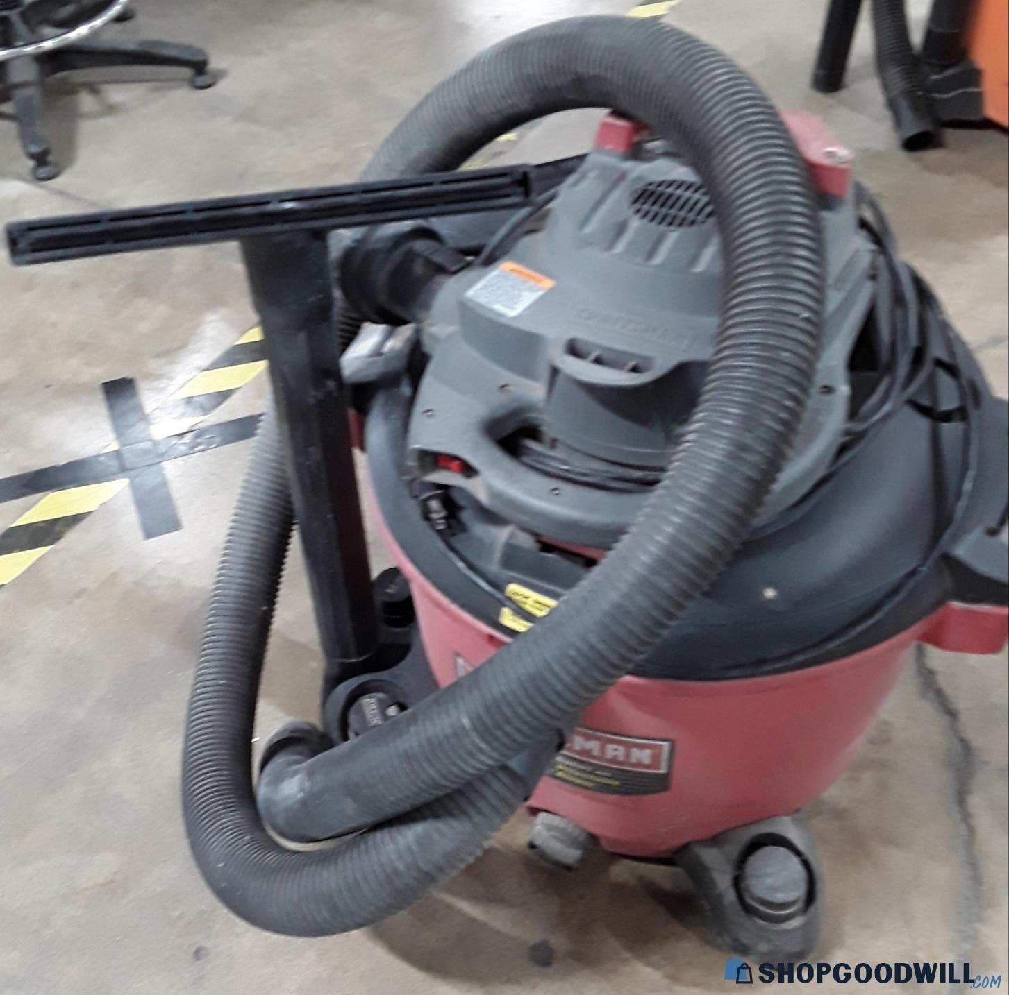 CRAFTSMAN HEAVY DUTY 16 GALLON SHOPVAC 6.5 Peak H.P., 265 Blowing MPH ...