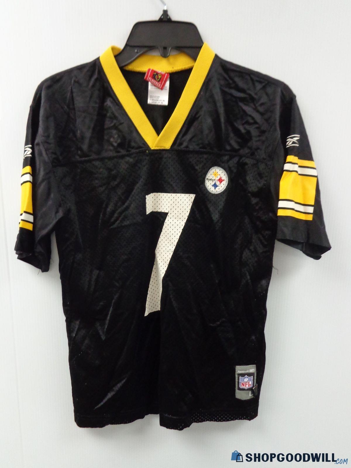 VTG Reebok Steelers Big Ben Replica Jersey Size L - shopgoodwill.com