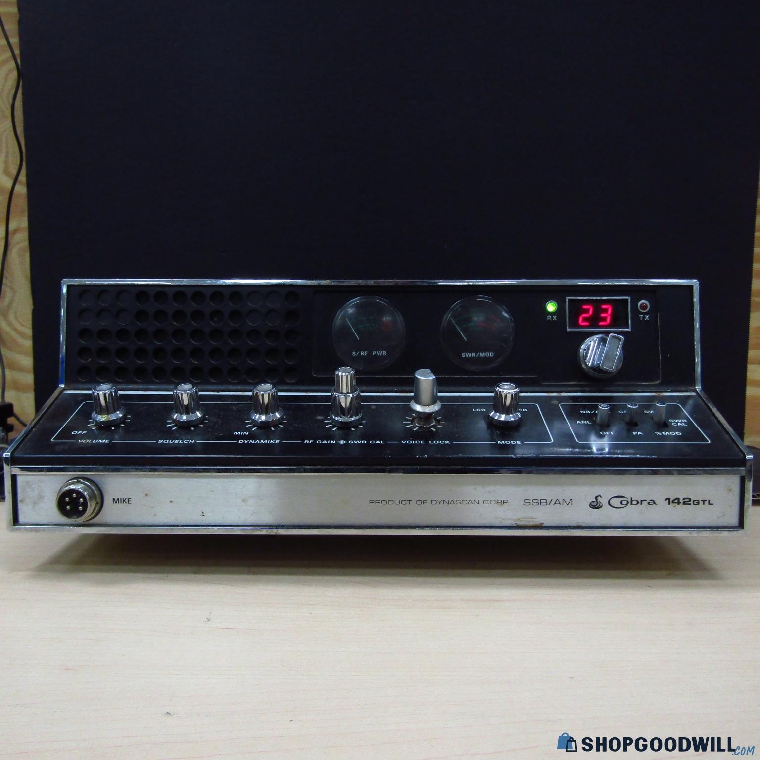 Cobra 142GTL SSB/AM Radio - 33001319 - TURNS ON - Shopgoodwill.com