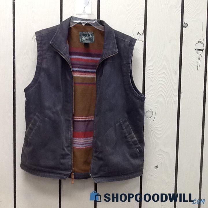 Men's Vest Woolrich Fleece Lining Size Large | ShopGoodwill.com