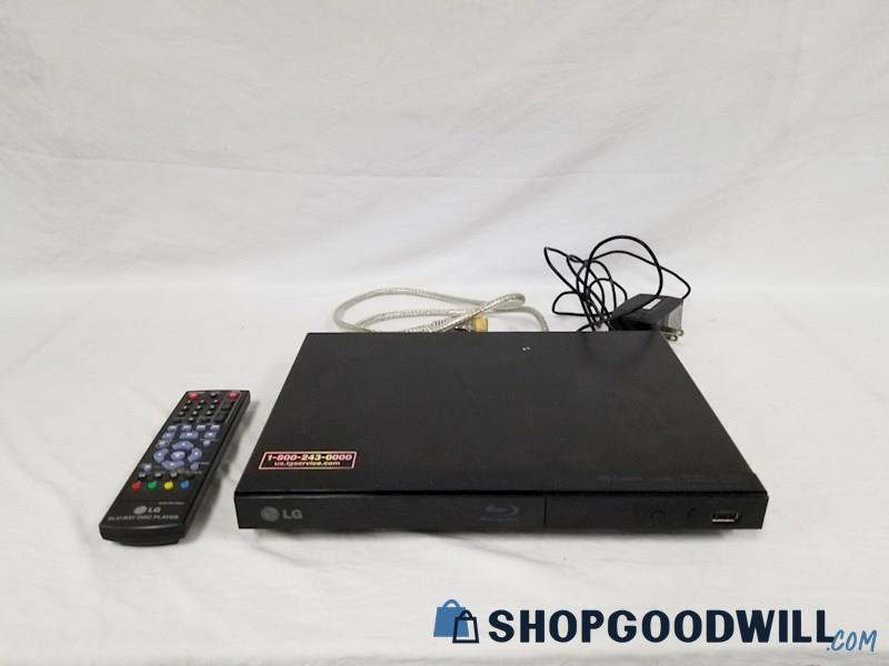 LG Model BP125 Blu-Ray DVD Player Black With Remote And Cords WORKS ...