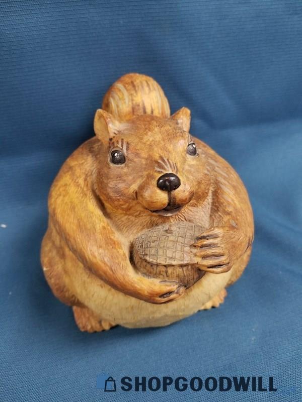 Outdoor Key Hider Stocky Chunky Squirrel Critter Key Holder And Lawn ...