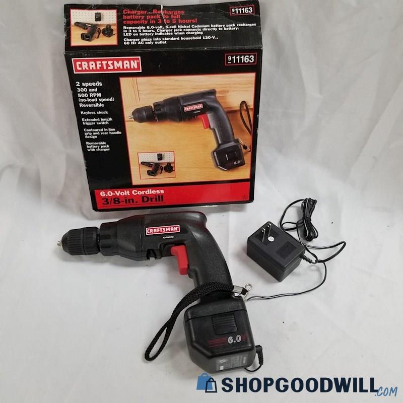 Craftsman 2 Speed 6V Cordless Drill Driver 911163 - shopgoodwill.com