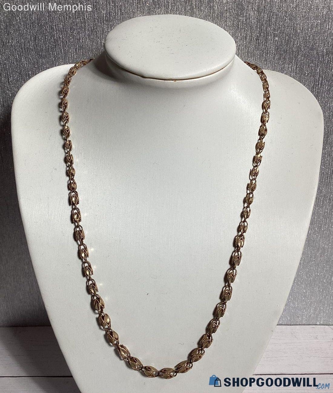 8.06 Grams Tested RCI 10K Stamped Gold Chain Link Necklace ...