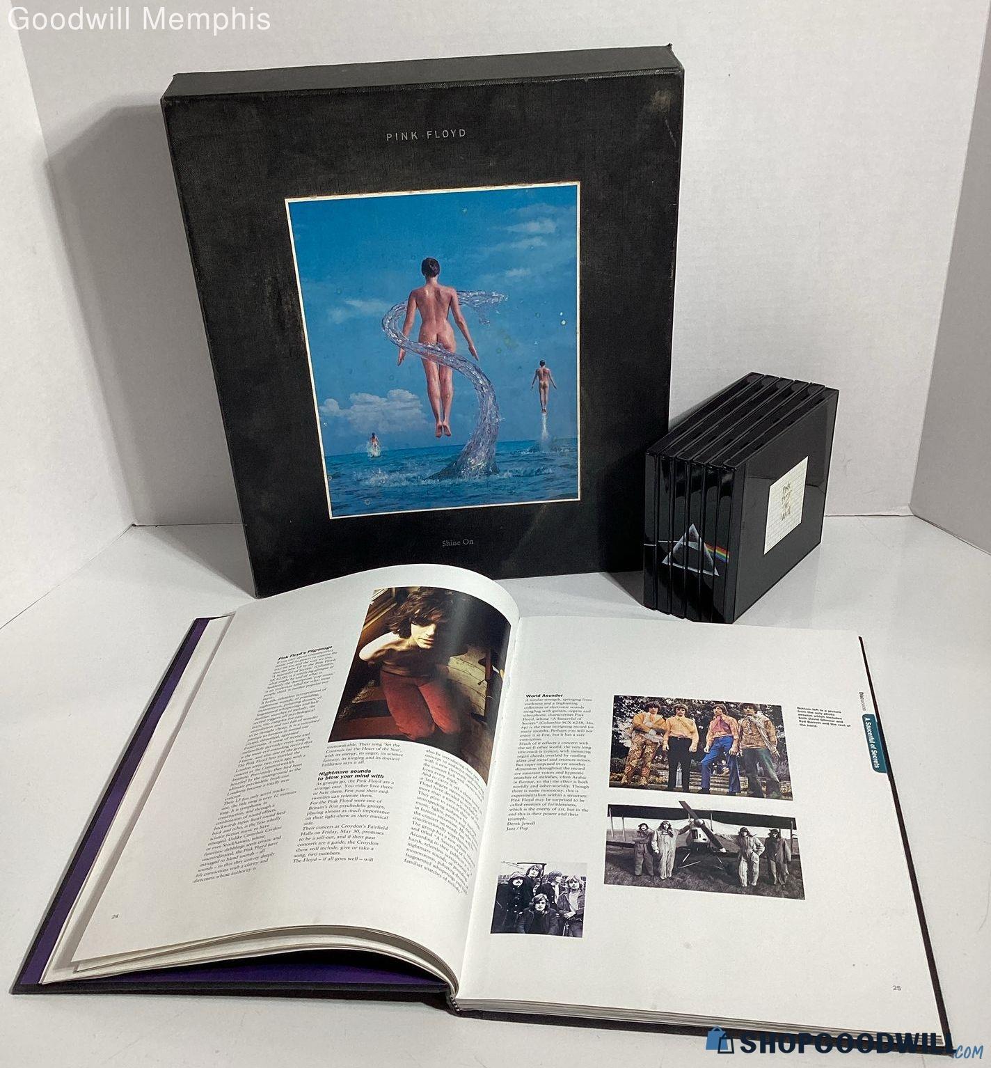 Vintage Pink Floyd Shine On Box Set Book And Cd Set 4373