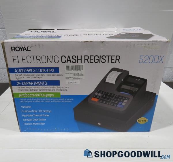 Royal Electronic Cash Register 520dx Iob 