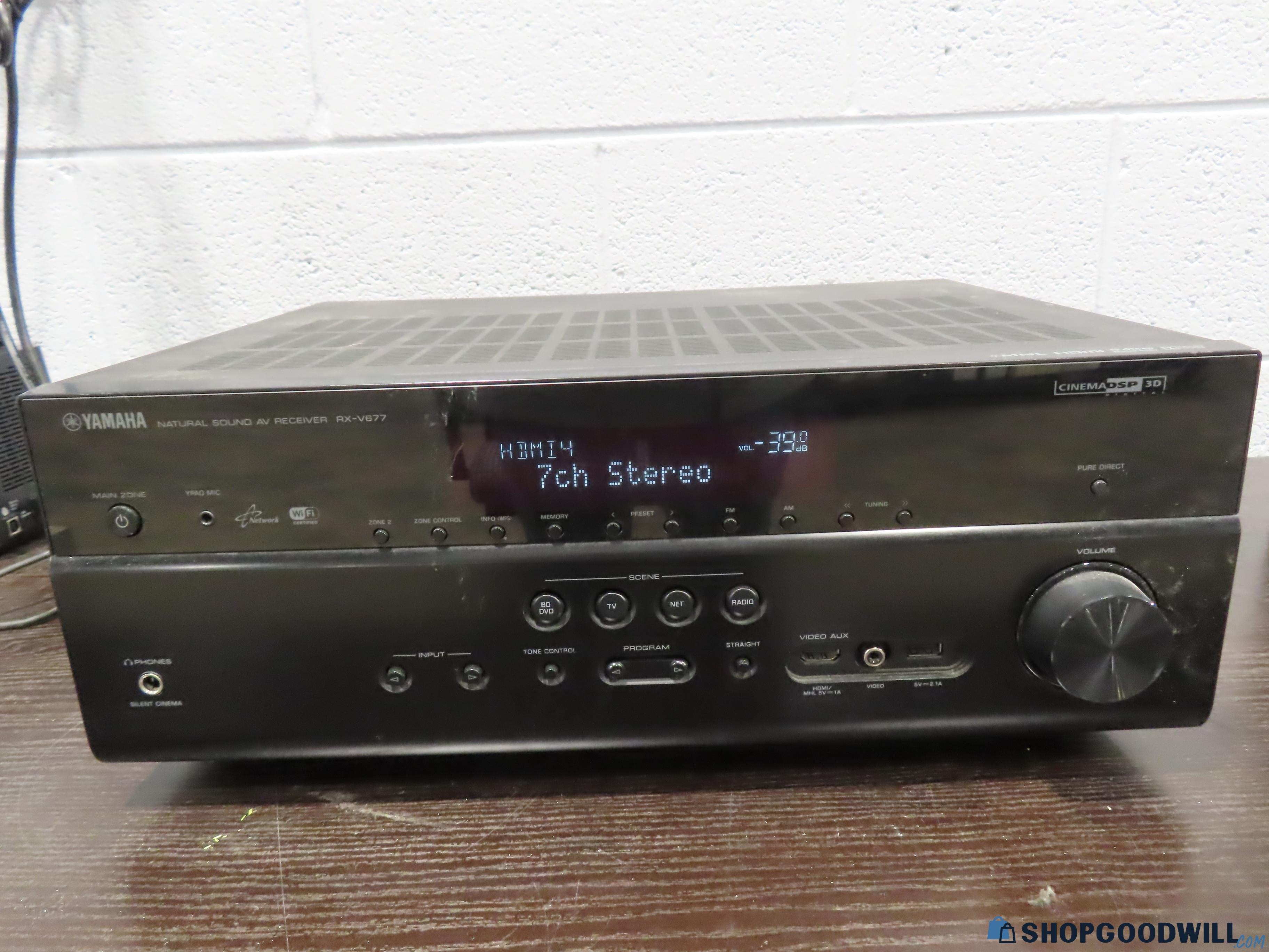 Yamaha RX-V677 Natural Sound AV Receiver - shopgoodwill.com