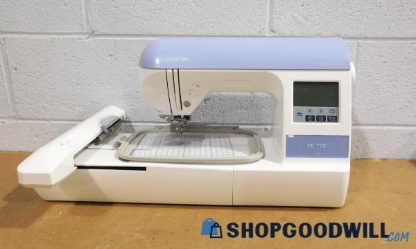 Brother Pe 770 Embroidery Machine