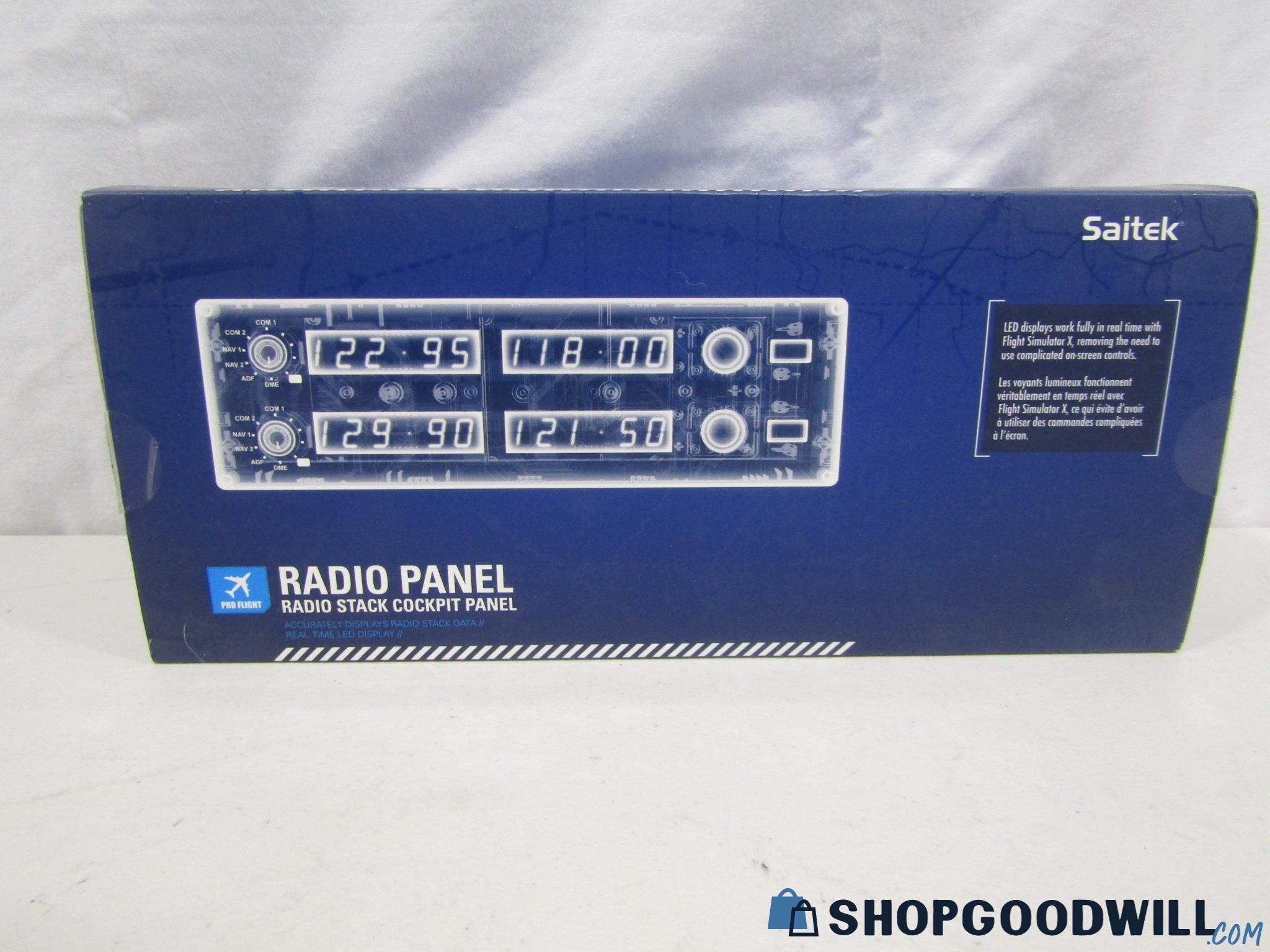 Saitek Radio Panel Radio Stack Cockpit Panel | ShopGoodwill.com