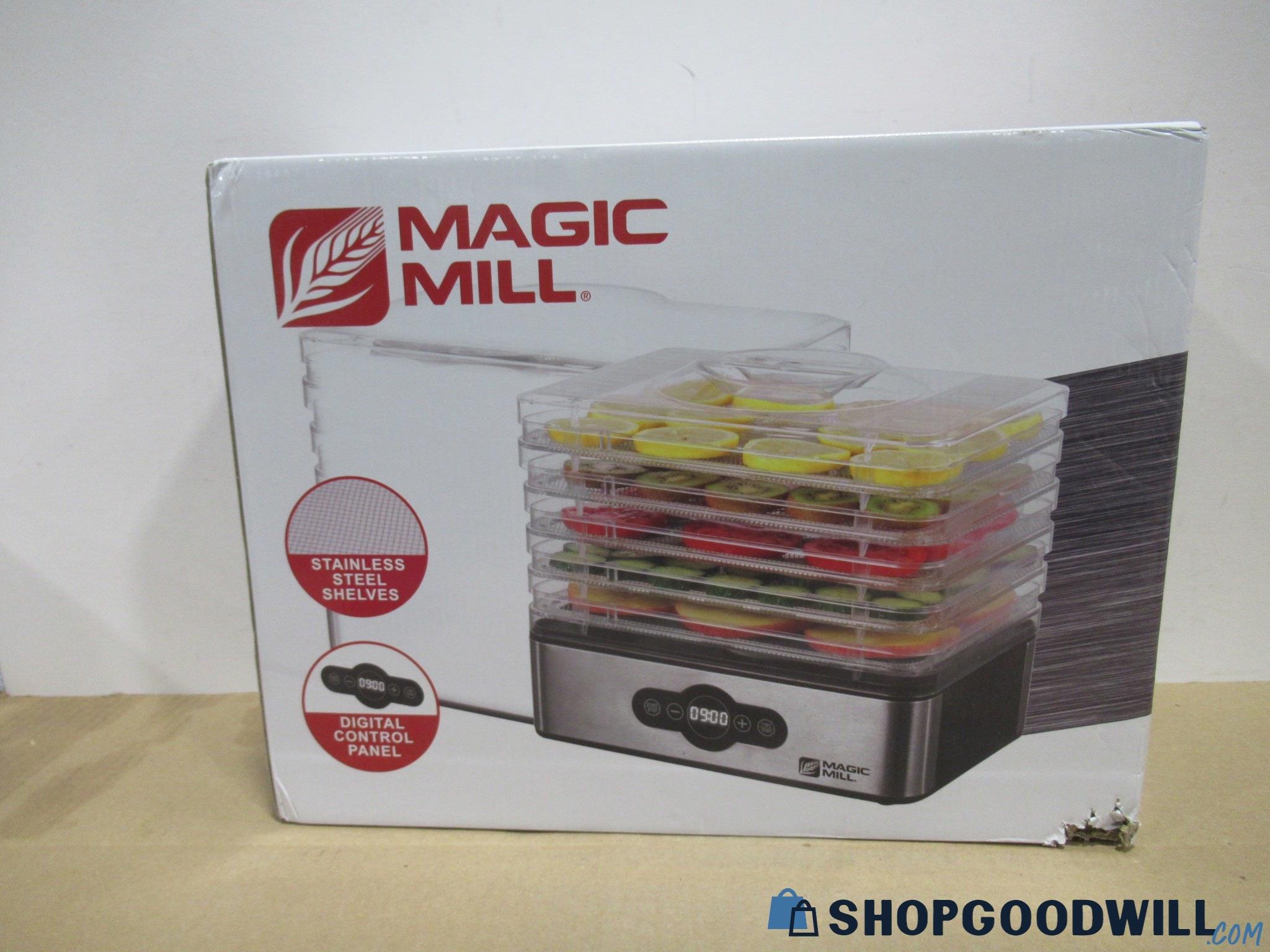 Magic Mill Food Dehydrator Machine 5 Tray Food Dehydrator W Timer