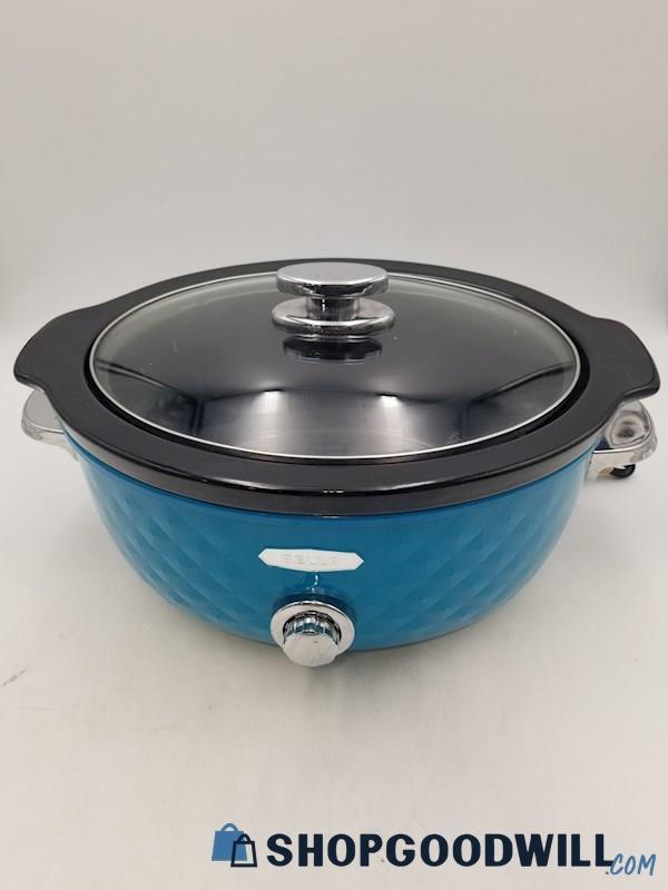 Bella Diamonds 6qt Slow Cooker Turquoise 8283