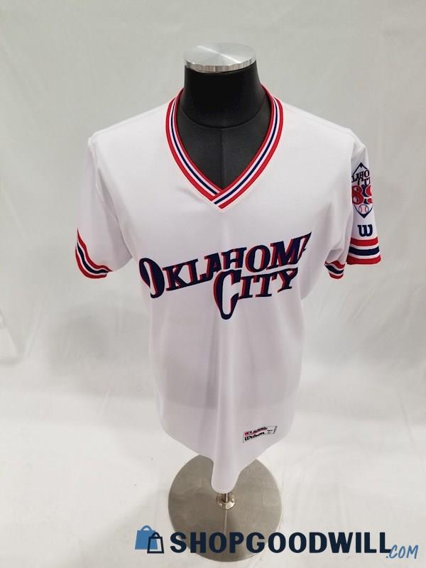 Wilson Men's Oklahoma City 89ers Jersey #25 W/writing Size L ...