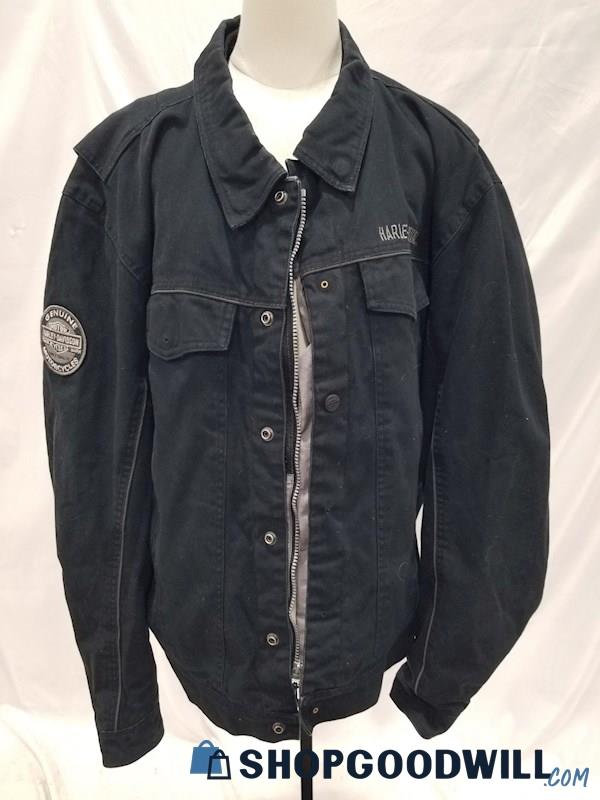 Men's Harley-davidson Heavy Black Jacket, Size Xxxl | ShopGoodwill.com