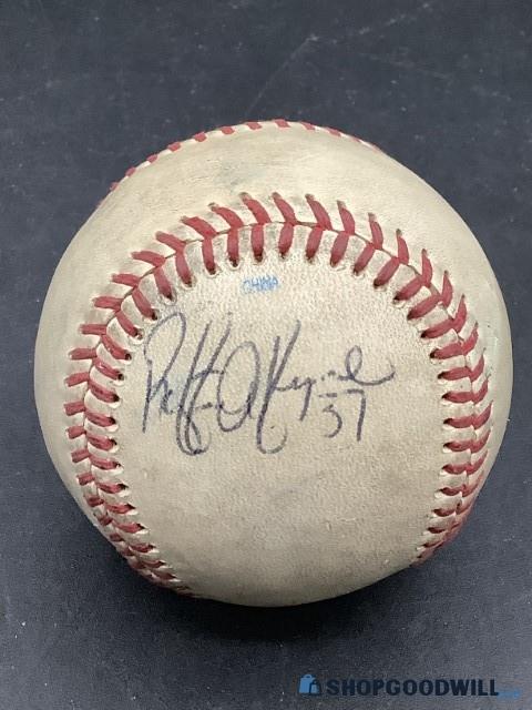 Signed Rawlings Baseball- Signature Unkown & Not Authenticated ...