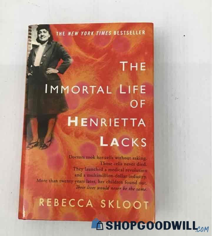 Rebecca Skloot Book: The Immortal Life Of Henrietta Lacks Hc Dj 