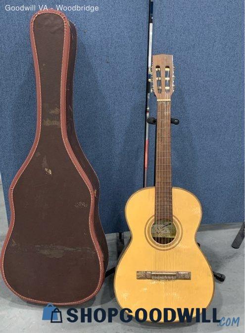 Giannini Acoustic Guitar With Case | ShopGoodwill.com