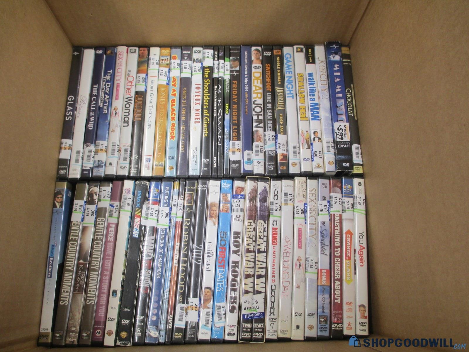 128pc. Assorted Collection Of Dvds - 29 Lbs. | ShopGoodwill.com