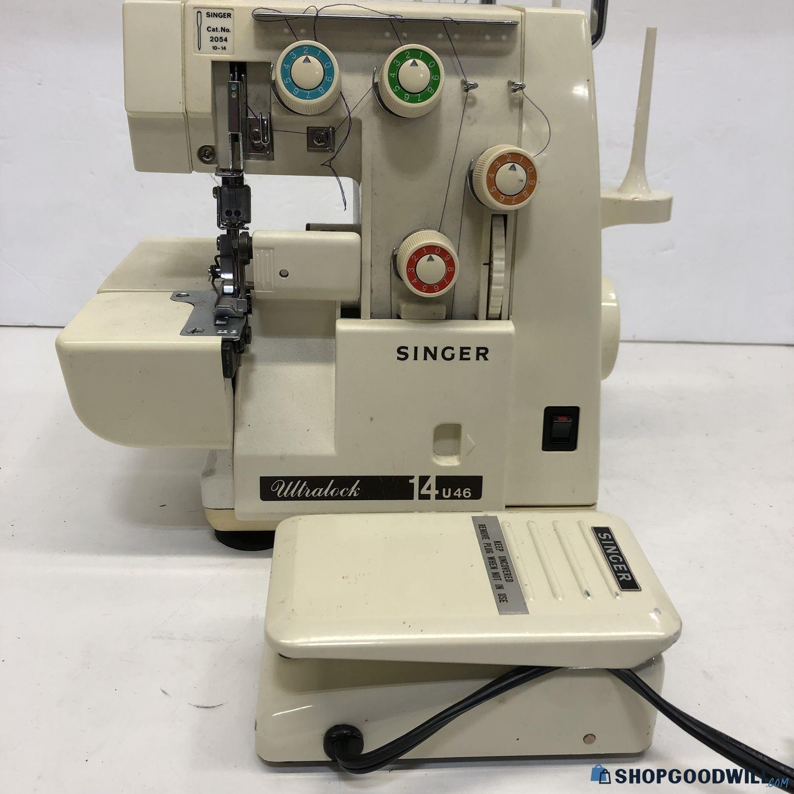 Singer Ultralock 14U46 Serger Sewing Machine - Shopgoodwill.com