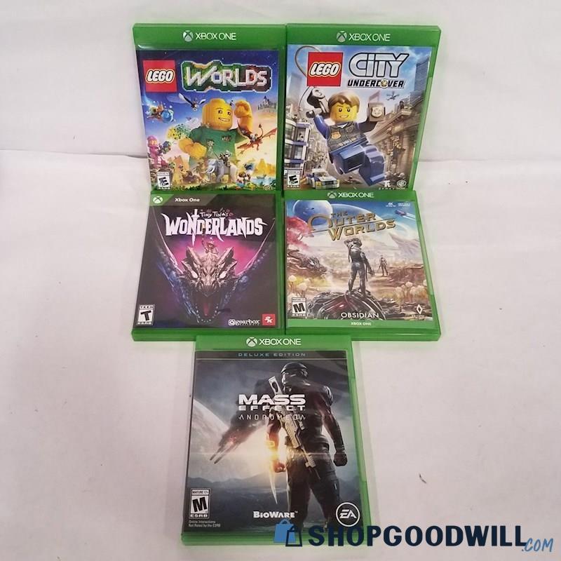 Lot of 5 Assorted XBOX ONE Video Games Mixed Lot - shopgoodwill.com