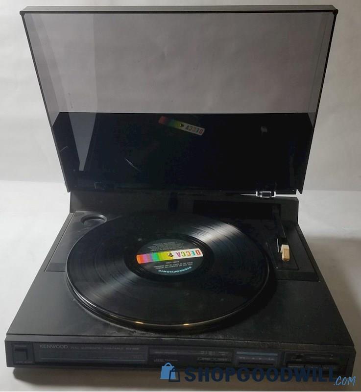 Vintage 1986 Kenwood Kd 65f Automatic Linear Tracking Turntable ShopGoodwill Com