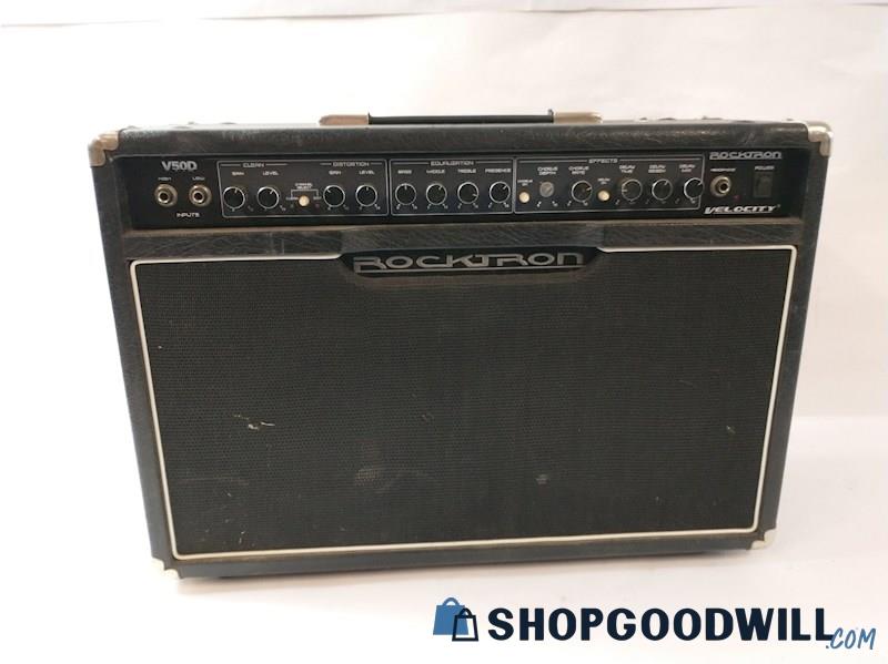 Rocktron V50d Velocity 50-watt 2x8 Guitar Combo Amp | ShopGoodwill.com