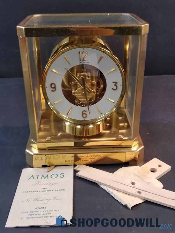 Atmos Heritage Perpetual Motion Clock | ShopGoodwill.com