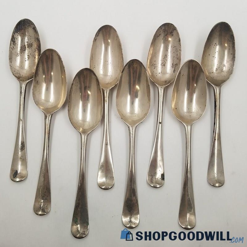 8 Piece Lot of Sterling Silver Serving Spoons 514.9g - shopgoodwill.com