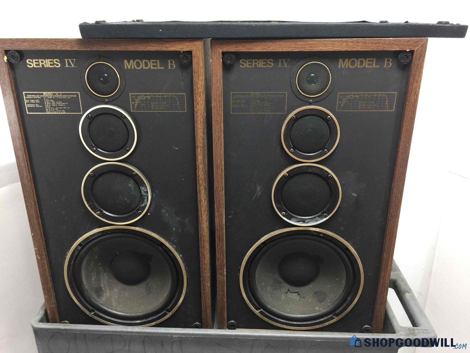 RTR Series IV Model B Speaker Set (Pick Up Only) - Shopgoodwill.com