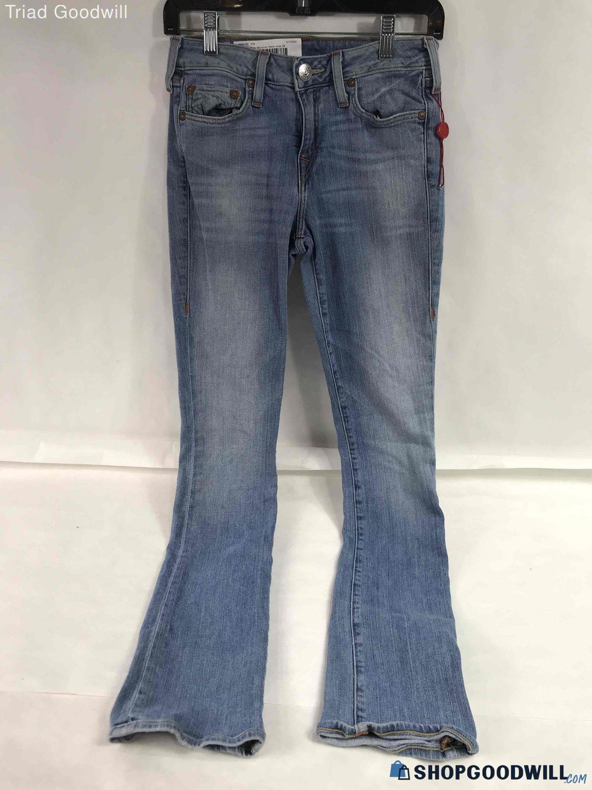 True Religion light wash bootcut Jeans Size 28 - shopgoodwill.com