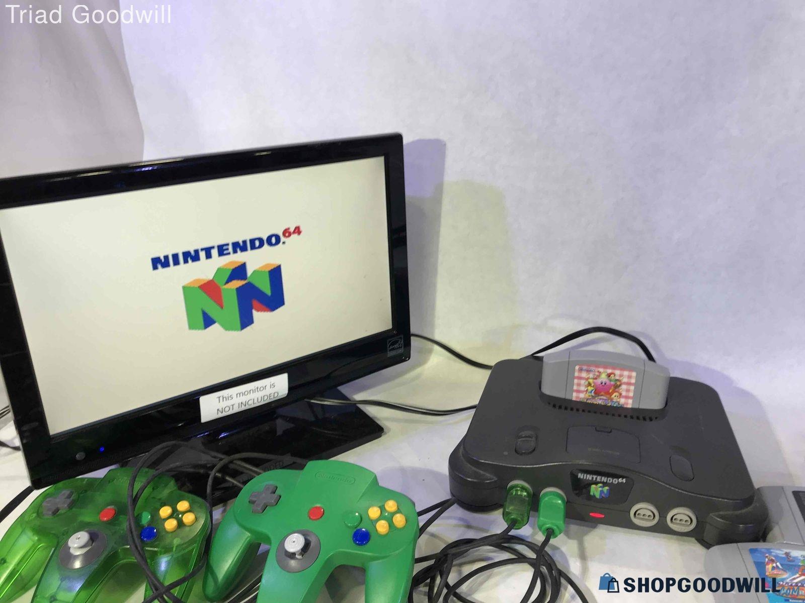 Japanese Nintendo 64 with 6 games - shopgoodwill.com