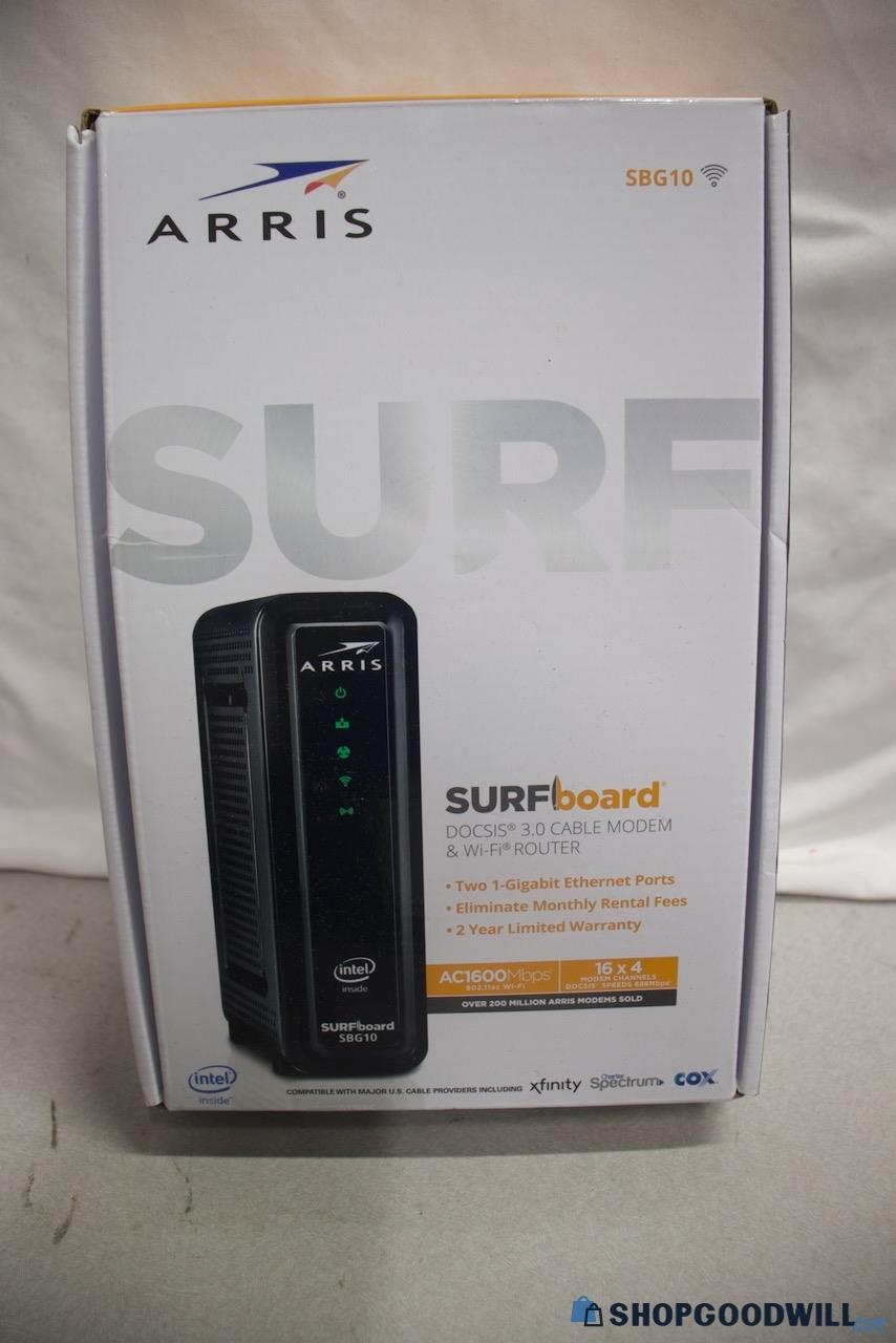 Arris Surfboard Docsis 3.0 Cable Modem & Wifi Router Model Sbg10 Iob ...