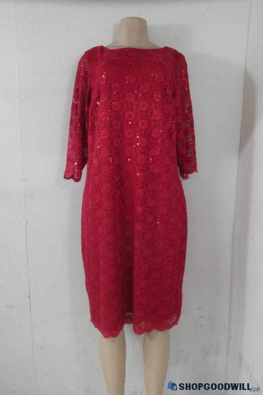 Calvin Klein Women's Dress Red Size 16W - shopgoodwill.com