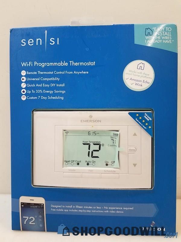 Emerson Sensi Model #UP500W Wi-Fi Programmable Thermostat **SEALED ...